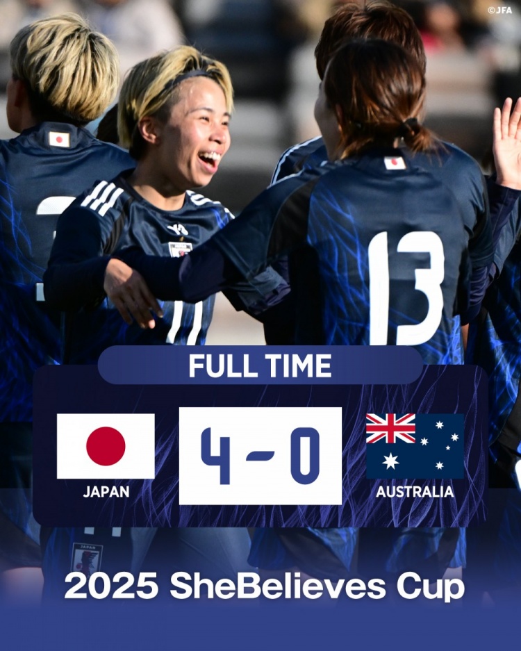 热身赛日本女足4-0澳大利亚女足,田中美南2射1传&长谷川唯任队长